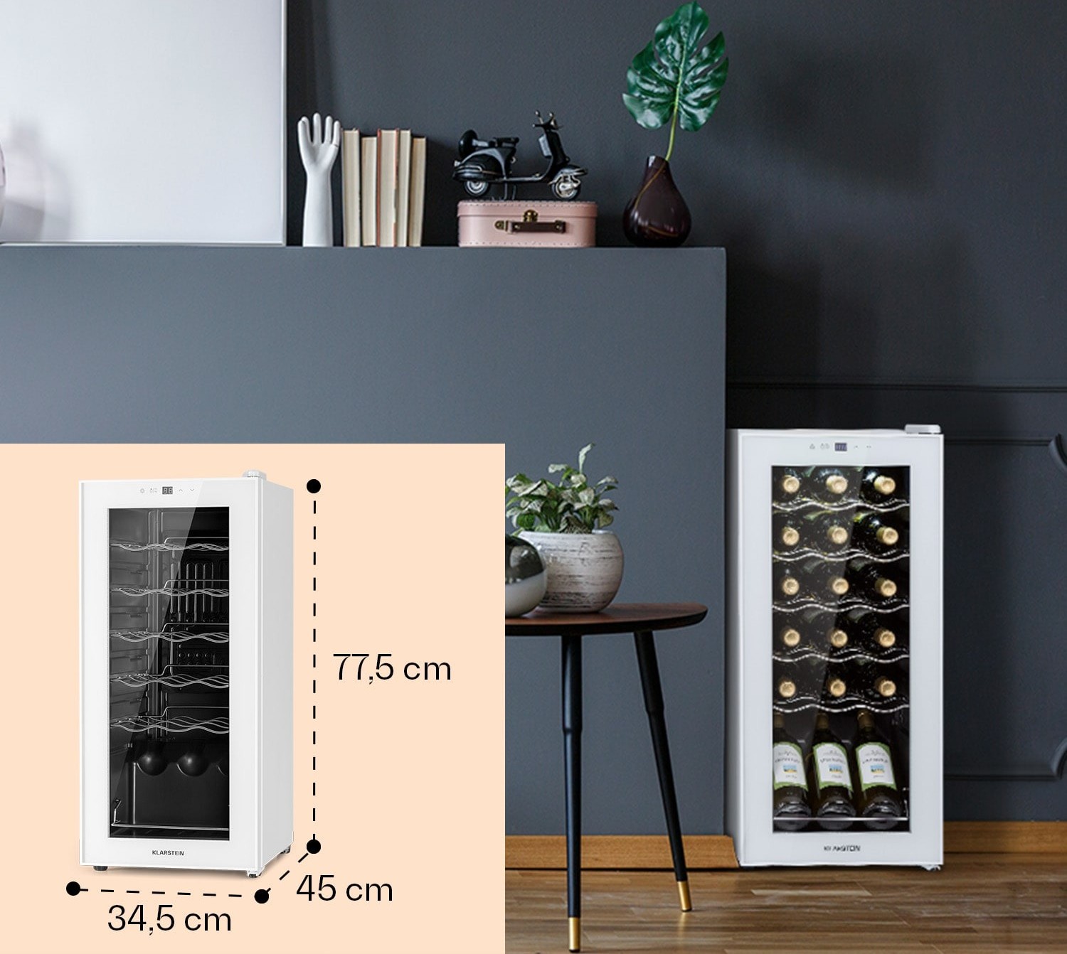 Klarstein Shiraz 18 Slim Uno